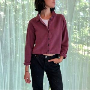 90s Cropped Overshirt